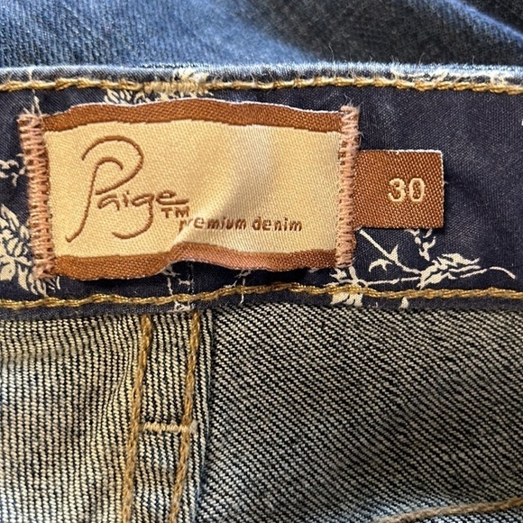 Paige Denim Skyline Ankle Peg Jean Size 30 - Picture 5 of 8